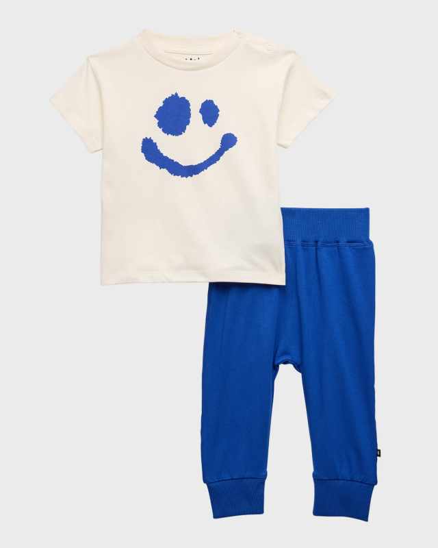 Boy's Enzo Solid Set, Size 6M-2T